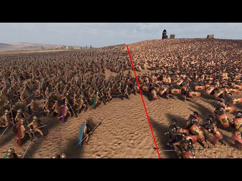 Even Stronger Army Can Be Defeated.. Roman Generals vs Spartans - Ultimate Epic Battle Simulator 2