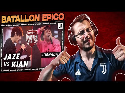 Italiano reacciona a JAZE VS KIAN | #FMSPERÚ​​​ 2021/22 - Jornada 2