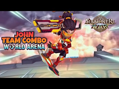 John Team Combo in World Arena Ep. 3 - Summoners War