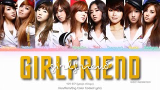 Girls’ Generation (소녀시대) Girlfriend (여자 친구) Color Coded Lyrics (Han/Rom/Eng)