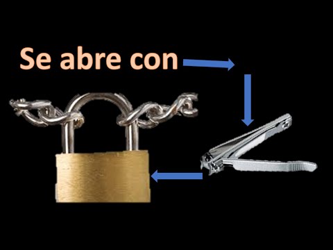 Como abrir un candado sin llave