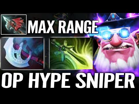 Probably Most Broken Sniper Build with Manta Style + Butterfly - Immortal Rank Gameplay Dota 2