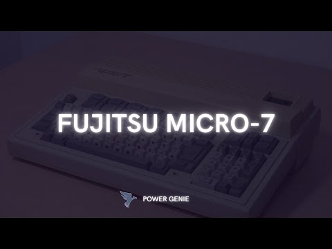 ЯПОНСКИЙ КОМПЬЮТЕР из 80-Х - Fujitsu Micro-7 (1982) #fujitsu #электроника #компьютеры