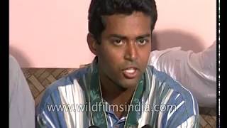 Leander Paes speaks about winning Junior Wimbledon medal