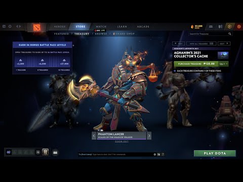 THE AGHANIMS 2021 COLLECTORS CACHE - SCALE OF THE SHADOW WALKER - PHANTOM LANCER SET