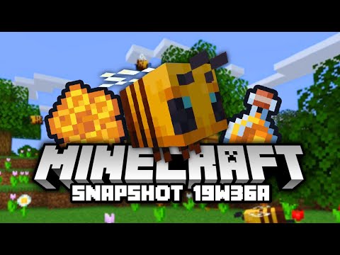API, ALVEARI E MIELE! | Minecraft ITA Snapshot 19w34a & 19w35a & 19w36a