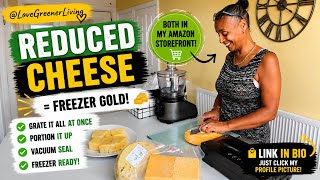 🧀 How I turn reduced cheese into freezer-ready portions!