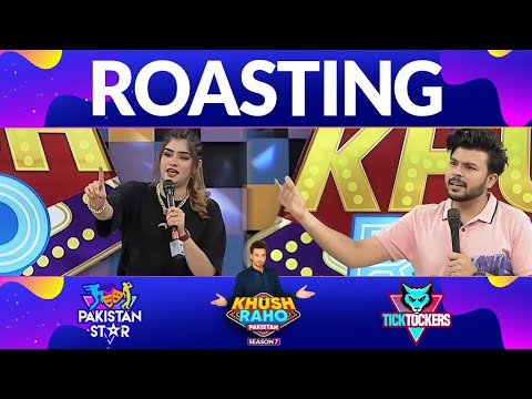 Roasting In Khush Raho Pakistan Season 7 | TickTockers Vs Pakistan Stars | Faysal Quraishi Show