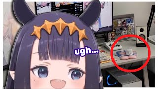 Ina Reacts To Oppai Mousepad【HOLOLIVE/ホロライブ】