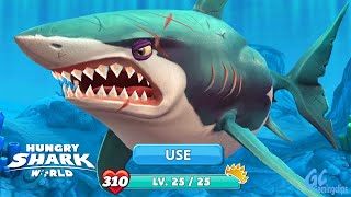 GREAT WHITE All stats maxed! Hungry Shark World