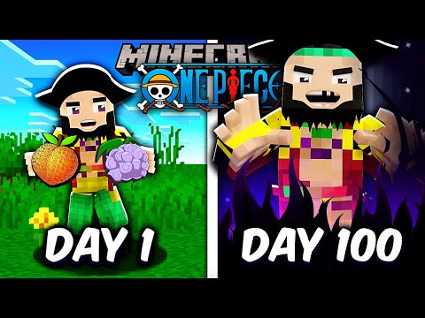 RuffCraft - I SURVIVED 100 Days in One Piece Minecraft... Here's What Happened!