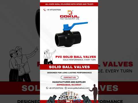Black Solid Ball Valve
