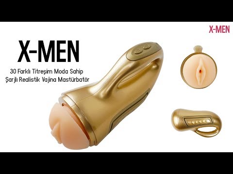 Titreşimli, Şarjlı Realistik Vajina Mastürbatör