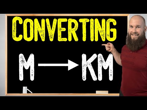 How To Convert Meters To Kilometers | m to km