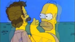 The Simpsons: Homer Slaps Flanders For 45 Seconds
