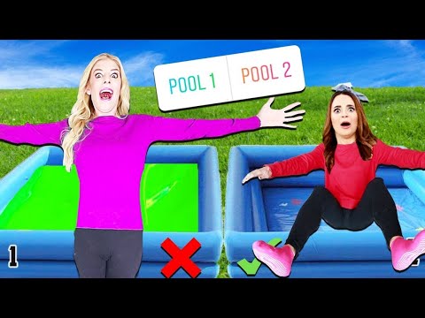 DONT Trust Fall into the Wrong Mystery Pool Challenge! Game Master is Missing (You Decide)