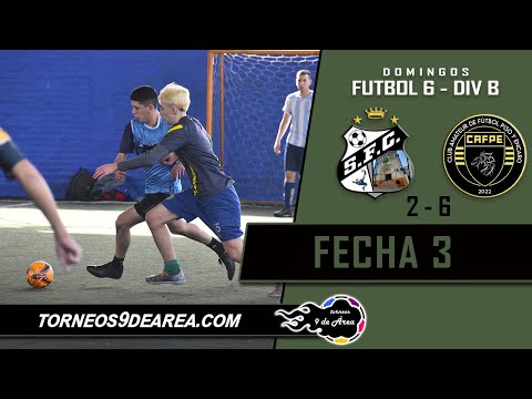 Los Santos FC vs Piso y Encaro - Futbol 6 B - Domingos - Fecha 3 - Torneos 9 de Area 🏆⚽️