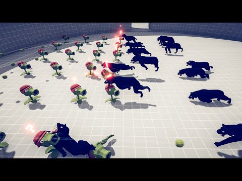 Pea Shooter vs Every Unit - Totally Accurate Battle Simulator TABS