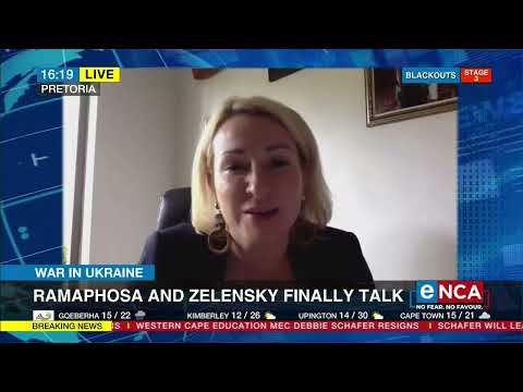 War in Ukraine Ramaphosa, Zelensky finally talk