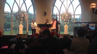 Sacred Voices at Evangel Cathedral  (Praise to the heavens) Marquis Dolford