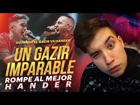 GAZIR GOD OF FLOW MODE 🤠VOTING GAZIR VS HANDER FMS SPAIN J03 2022