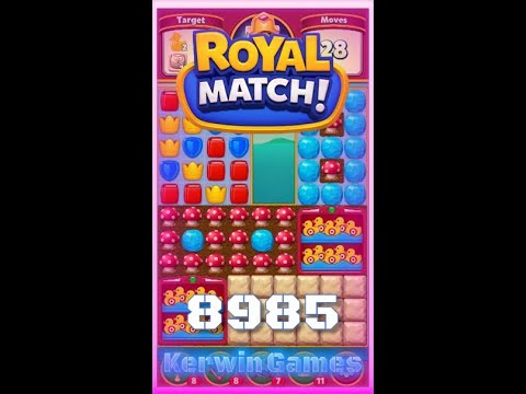 Royal Match Level 8985 - Hard Level - No Boosters Gameplay