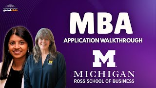 How to Fill out Michigan Ross 2025 MBA Application