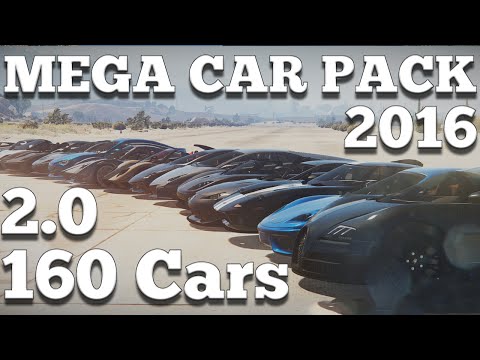 GTA V - MEGA CAR PACK 160 CARS 2.0 2016 Constantly updated + works on latest patch