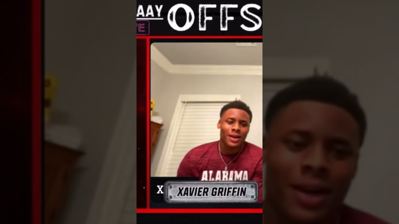 ⭐️⭐️⭐️⭐️⭐️ LB Xavier Griffin explains the unique strategy Alabama Football uses in recruiting