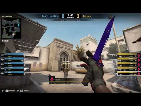 CS:GO POV Demo Astralis device (23/15) vs Heretics (de_dust2)