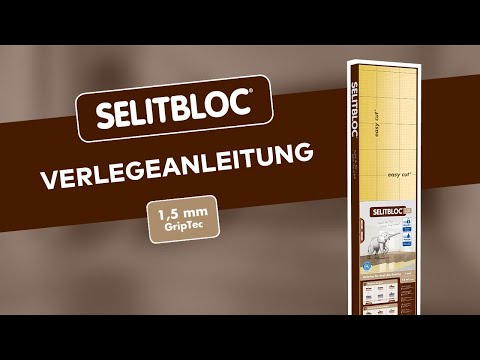 Verlegeanleitung der SELITBLOC 1,5 mm GripTec