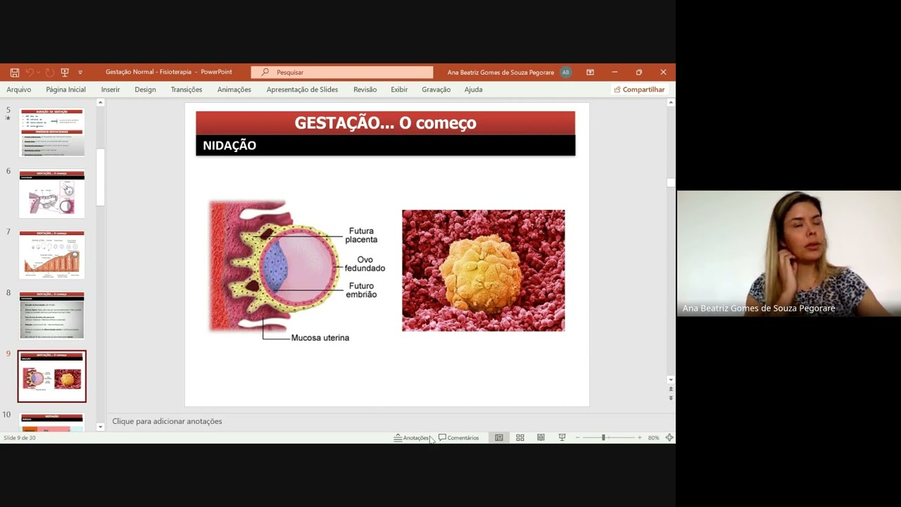 Modificações corporais na Gestação