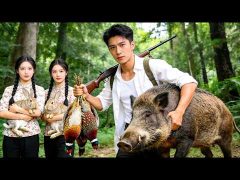 【FULL】Hunted in 1973: Transmigrator Kills Boar, Saves Future Mother-in-Law, Builds Empire!#minidrama