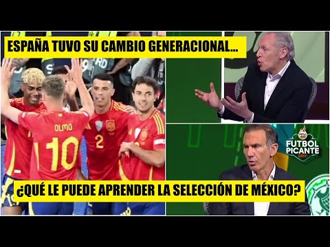ESPAÑA le ganó a FRANCIA y MÉXICO podría aprender de la juventud en su selección | Futbol Picante