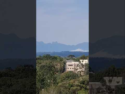 serra do mar Paraná. vista de campina grande do sul