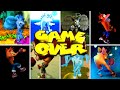 Evolution Of Crash Bandicoot Death Animations Game Over Screens