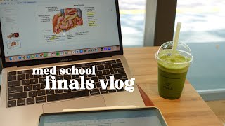 med school study vlog | D-01 TO FINALS EXAM, 7h study days