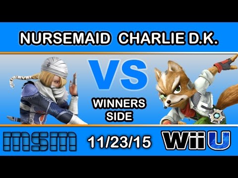 MSM 25 – Nursemaid (Sheik) Vs. A2 | CharlieDaKing (Fox) Winners Side - Smash Wii U
