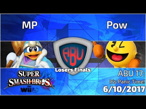 ABU 17: MP (Dedede) vs. Pow (Pacman) - SSB4 Singles Losers Finals