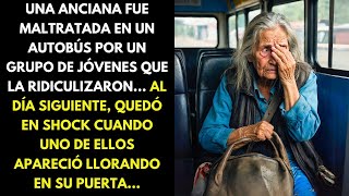 UNA ANCIANA FUE MALTRATADA EN UN AUTOBÚS POR UN GRUPO DE JÓVENES QUE LA RIDICULARIZARON...