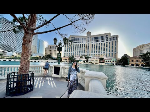 Singing and dancing fountains of Bellagio