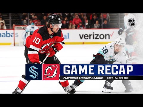 Seattle Kraken vs New Jersey Devils | February 12, 2024 | Game Highlights | NHL Regular Season