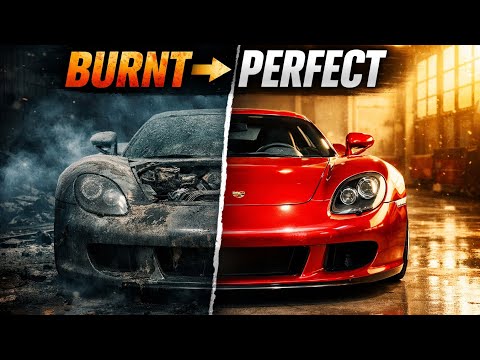 Thumbnail for From Burnt Engine to Perfection 🔥 Porsche Carrera GT Full Restoration (ASMR)(@DBCarRestoration ) by Porsche Carrera GT