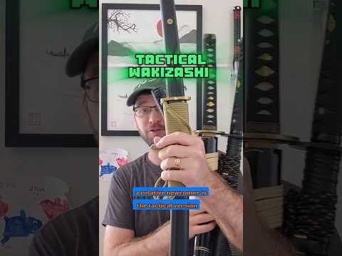 What is a "TACTICAL" Wakizashi sword? #history #samurai #anime #martialarts