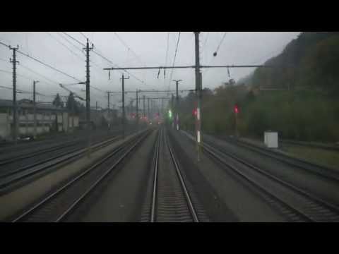 ÖBB Taurus Führerstandsmitfahrt Wiener Neustadt - Payerbach Reichenau [Time Lapse]