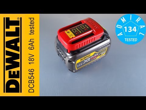 Akumuliatorius Dewalt DCB546-XJ, 18 - 54 V, 6000 mAh video