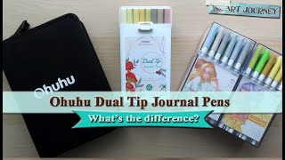 Surprising Results: Ohuhu Dual Tip Journal Pens vs Waterbased Art Markers
