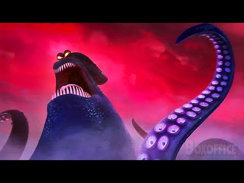La pelea del Kraken | Hotel Transylvania 3: Monstruos de vacaciones | Clip en Español 🔥 4K