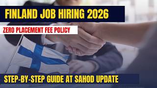 Finland Job Hiring 2026: Step-by-Step Guide and  Salary Update