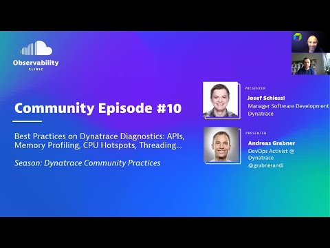 Dynatrace Tips & Tricks - Episode #10 on Diagnostics with Josef Schiessl
